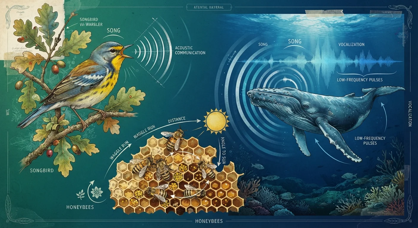 Bird Song, Bee Waggle, Whale Call: A Tour of Non-Mammalian Animal Communication