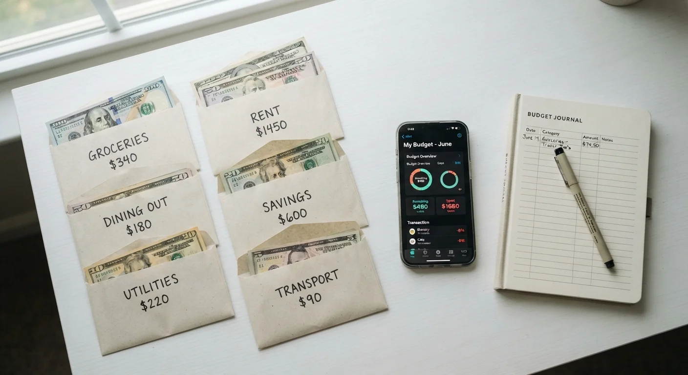 Envelope Budgeting vs. Digital Spending Trackers