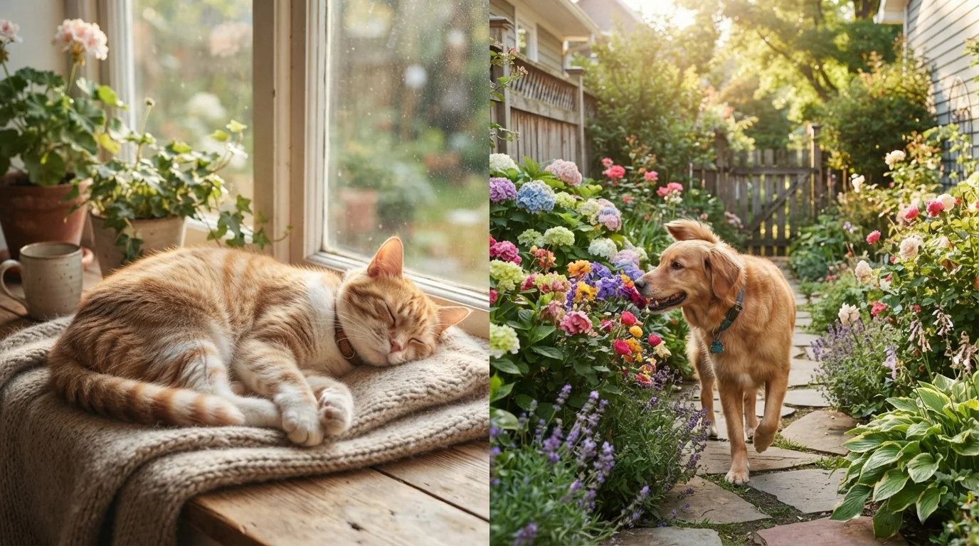 Indoor vs Outdoor Lifestyles for Cats and Dogs