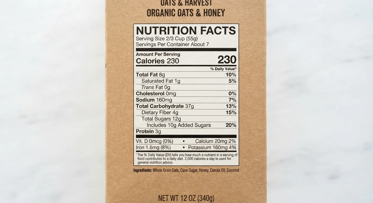 Reading a Nutrition Facts Label With Confidence