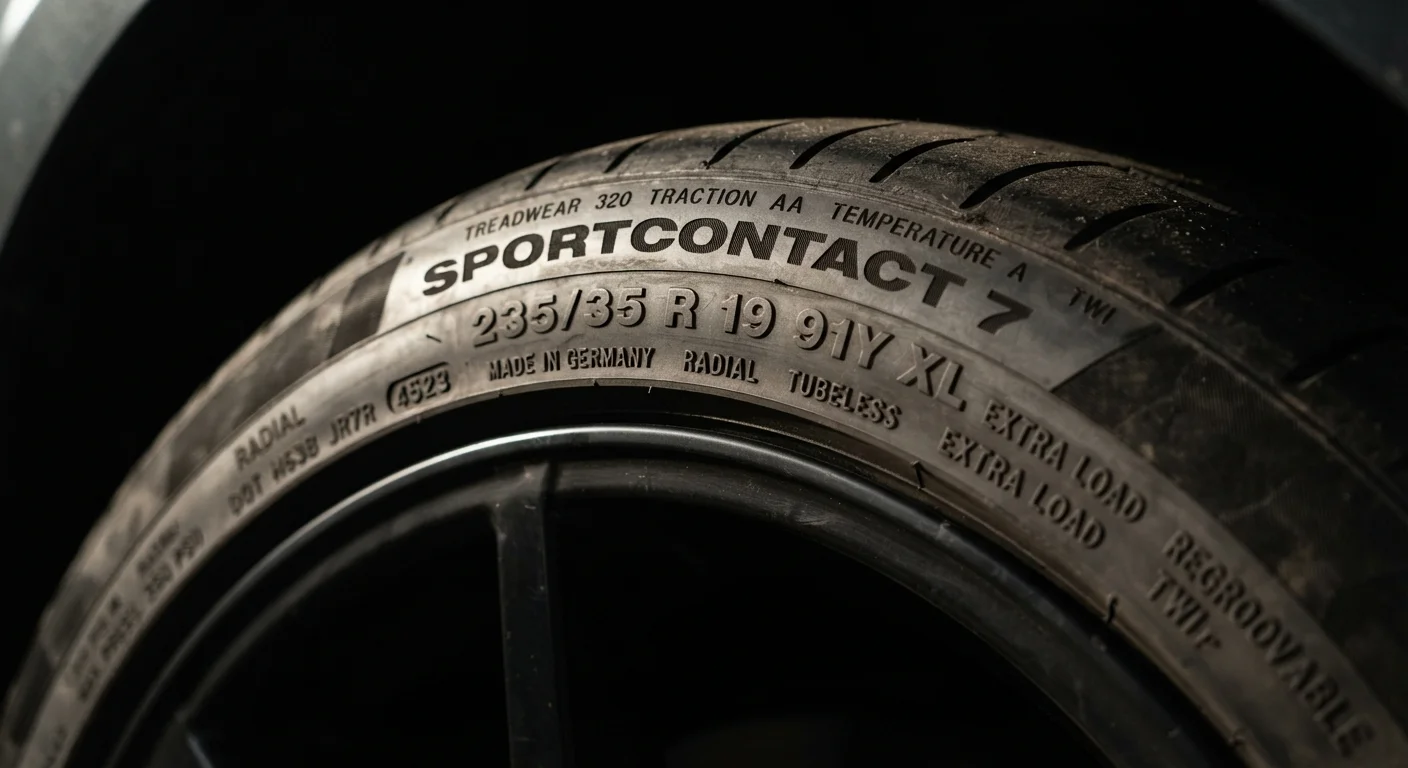 Reading a Tyre Sidewall: What Those Numbers and Letters Actually Mean