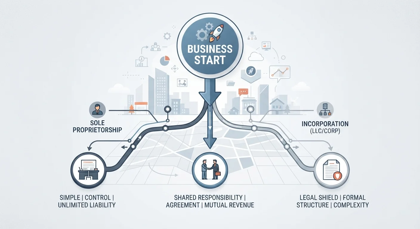 Sole Trader, Partnership, or Limited Company: Choosing the Right Structure