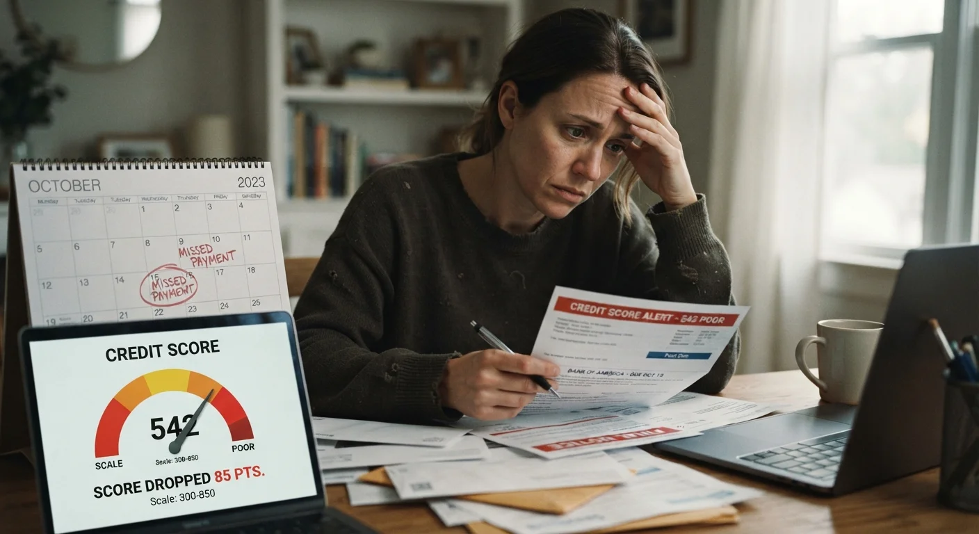 What Happens to Your Credit When You Miss a Payment